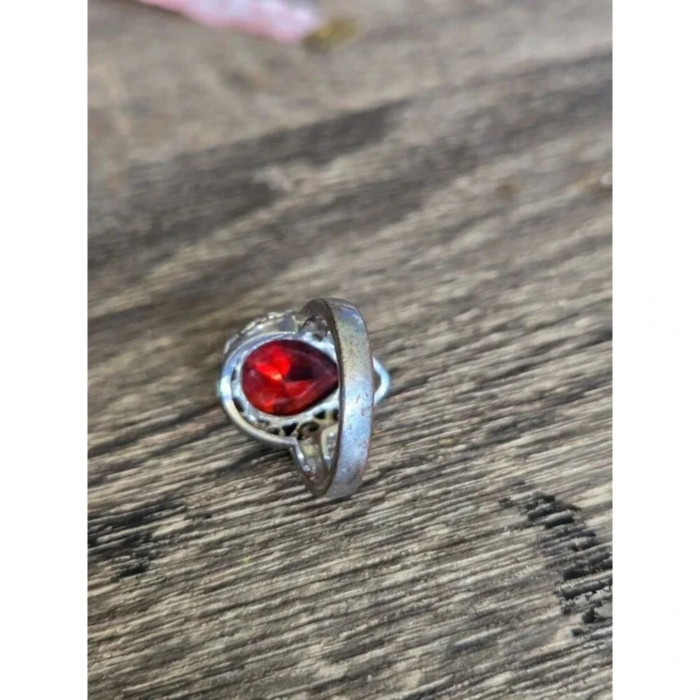 Vintage style (because it is) crystal ring
